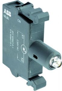 Патрон MLBL-07R со встроенным светодиодом красный 230В AC ABB /1SFA611621R1071/