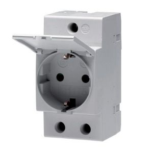 Розетка щитовая M1175-C с защитной крышкой ABB /2CSM211000R0721/