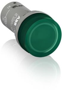 Лампа ABB CL2-502G зелёная со встроенным светодиодом 24В AC/DC /1SFA619403R5022/