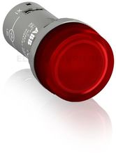 Лампа ABB CL2-502R красная со встроенным светодиодом 24В AC/DC /1SFA619403R5021/