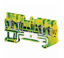 Клеммник пружинный заземл. 2,5мм2 4 тчк. Schneider Electric NSYTRR24PE